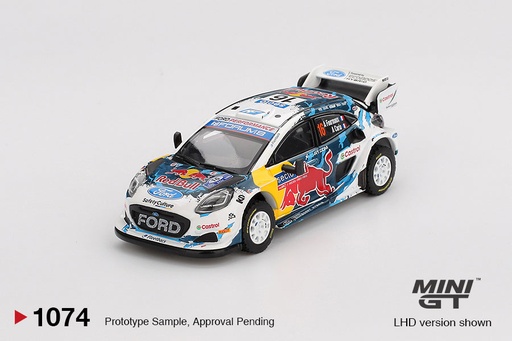 [MGT01074] [PRE-SALE 09/2025] Mô hình xe Mini GT 1:64 Ford-Puma-Rally1-#16 M-Sport-Ford-WRT 2024-Rally-Finland -3rd-Place - MGT01074
