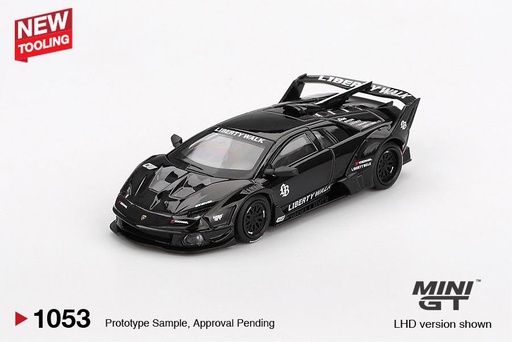 [MGT01053] [PRE-SALE 09/2025] Mô hình xe Mini GT 1:64 Lamborghini-LB-Silhouette-WORKS-MURCIELAGO-GT-Evo Black - MGT01053