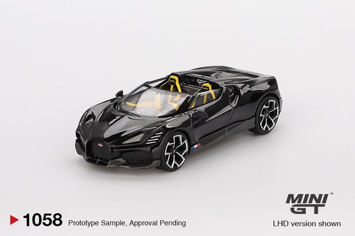 [MGT01058] Mô hình xe Mini GT 1:64 Bugatti W16 Mistral Black - MGT01058