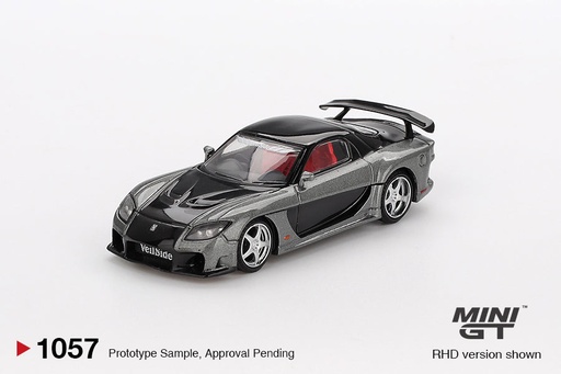 [MGT01057] Mô hình xe Mini GT 1:64 Mazda RX-7 VeilSide Fortune Grey - MGT01057 (Blister ver.)