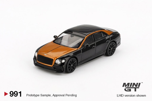 [MGT00991] Mô hình xe Mini GT 1:64 Bentley Flying Spur Orange Flame / Onyx - MGT00991