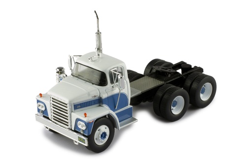 [TR185.22] Mô hình xe đầu kéo IXO 1:43 Dodge Lcf Ct900 1960 White And Blue - TR185.22