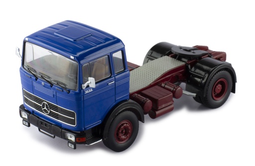 [TR175.22] Mô hình xe đầu kéo IXO 1:43 Mercedes-Benz Lps 1632 1970 Blue - TR175.22