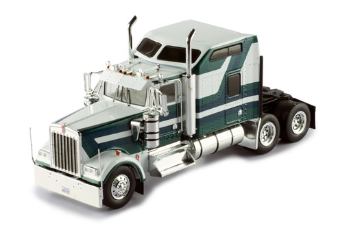 [TR164.22] Mô hình xe đầu kéo IXO 1:43 Kenworth W900 1990 White And Green - TR164.22