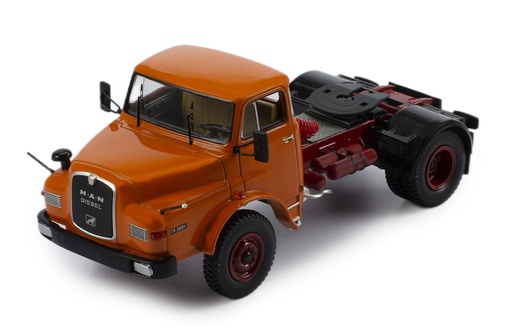 [TR155.22] Mô hình xe đầu kéo IXO 1:43 Man 19.280H 1971 Orange - TR155.22