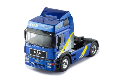 [TR139.22] Mô hình xe đầu kéo IXO 1:43 Man F2000 1994 Blue - TR139.22